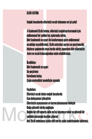 Monero Uyumlu Elcık - 4 Kademelı Isıtmalı Çift Gaz Telli Takım - 3