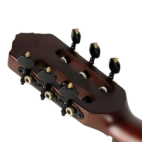 Ortega TourPlayer RTPSTD-NAT Elektro Klasik Gitar (Natural) - 7