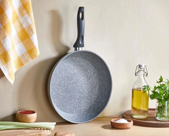 Falez 26 CM Granit Tava ve 22 CM Granit Sahan Seti - Resim 3