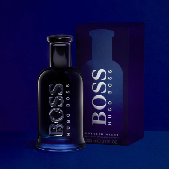 Hugo Boss Bottled Night Edt 100 ml - Resim 4