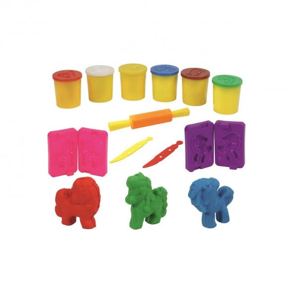 Oyun Hamuru Kalıbı Heroes 3D Pony Oyun Hamuru Seti 21 Parça - 2