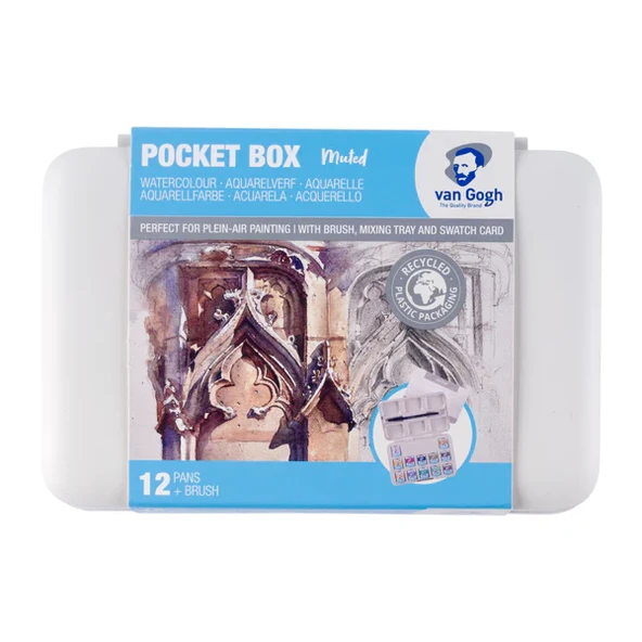 Van Gogh 12'li Tablet Sulu Boya Seti Plastik Kutulu Muted Colors / 20808644 ürün görseli