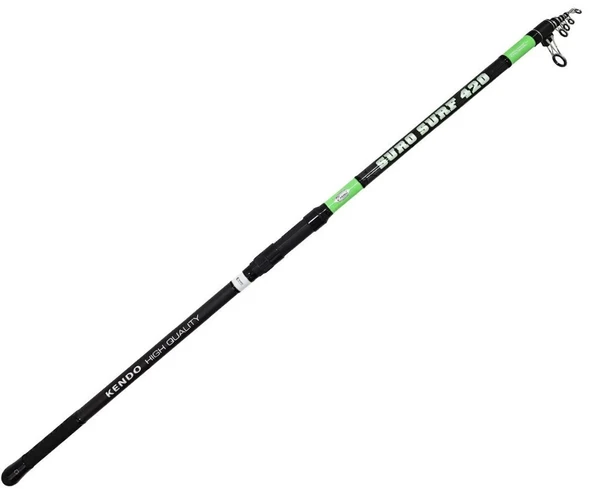 YekOutdoor Full Çeşit 4'lü Okuma Göl Seti Kendo Suro Surf 420cm 100-200gr Olta Kamışı&Okuma Revenger RV-55 FD Olta Makinesi - 2