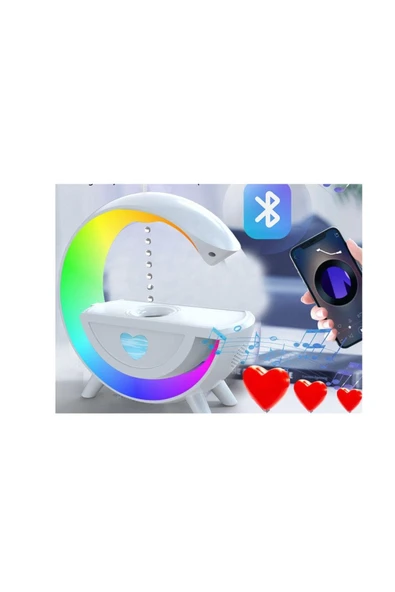 Ultrasonik Hava/Oda Nemlendirici Buhar Makinesi Bluetooth Hoparlörlü Müzik Keyfi