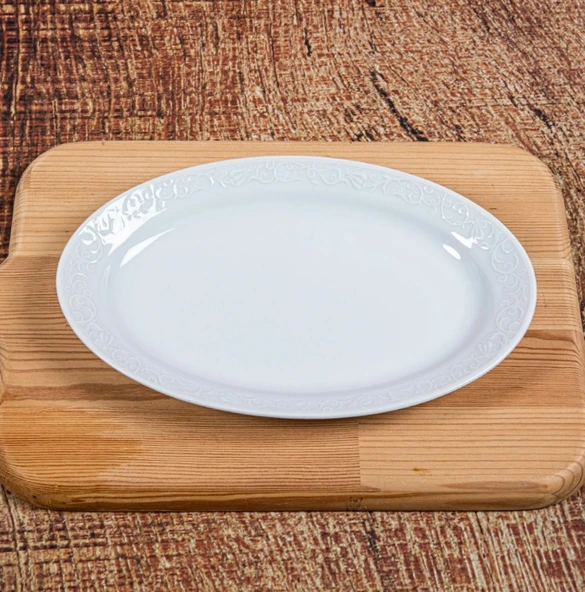 Güral Porselen Bahar Dalı 2'li Kayık Tabak Seti 30 Cm - Resim 6