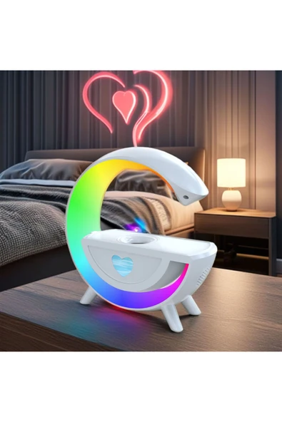 Ultrasonik Hava/Oda Nemlendirici Buhar Makinesi Bluetooth Hoparlörlü Müzik Keyfi - 2