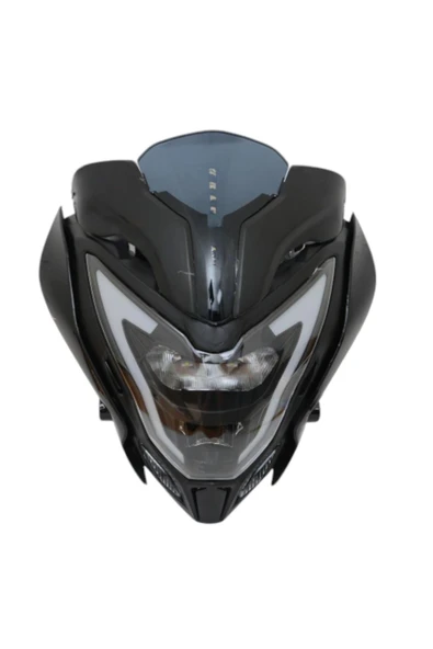 ÖN FAR - ÖN GRENAJ - SİPERLİK CAMI KOMPLE [LEDLİ] BAJAJ PULSAR NS 200 - E BELGELİ #65357 - 1