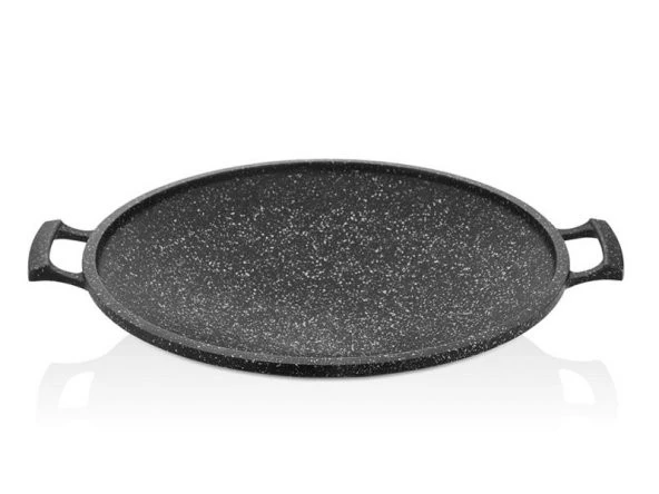 Falez Blackplus 34 Cm GRANİT Döküm Kavurma Gözleme Tavası