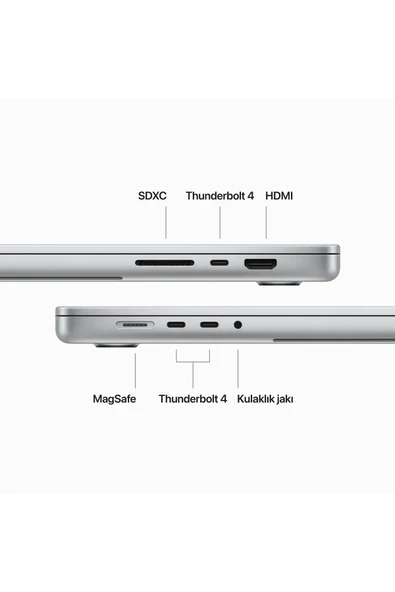Macbook Pro M3 Pro 36gb 512gb Ssd 16 Inç Gümüş Mrw63tu/a - 6