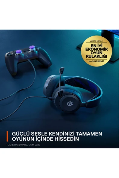SteelSeries Arctis Nova 1p - Playstation Oyun Kulaklığı - 6