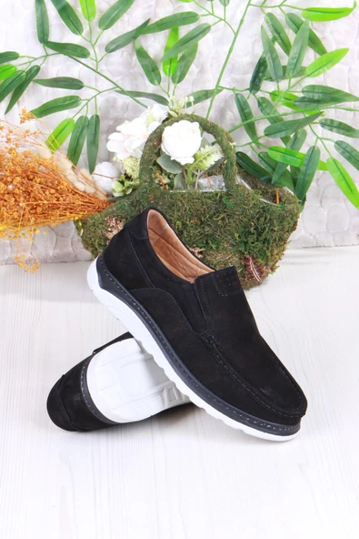 Mehmet Mete 4041 Carlo Nubuk Hafif Rahat Hakiki Deri Erkek Ayakkabı - Resim 9