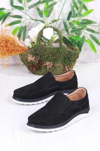 Mehmet Mete 4041 Carlo Nubuk Hafif Rahat Hakiki Deri Erkek Ayakkabı - Resim 8