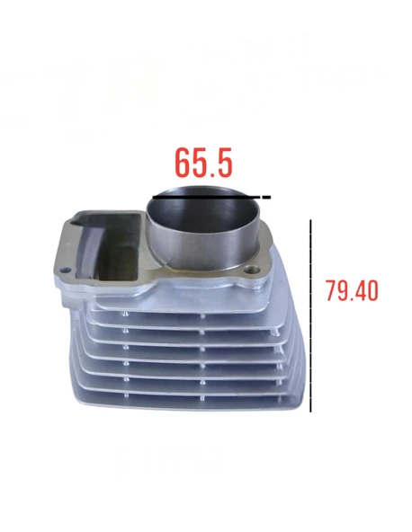 CG 125 200 Uyumlu Boş Silindir 65,50 mm – Yüksek Performanslı Motor Yedek Parçası