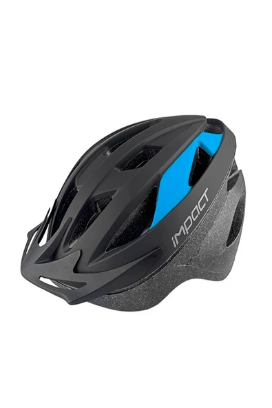 Kask - Vernıon Işıklı Siyah-mavi L