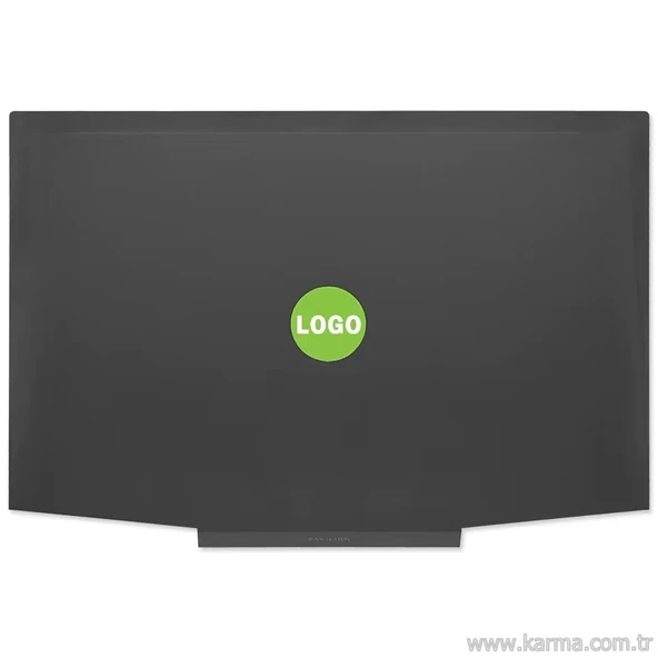 HP Pavilion Gaming 15-CX0060TX uyumlu Notebook Cover, Bezel SET (Yeşil Logo) - 4