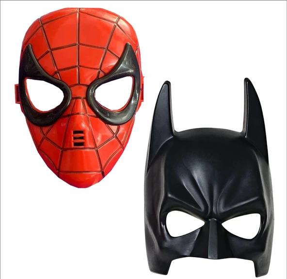ÖRÜMCEK ADAM VE BATMAN MASKESİ