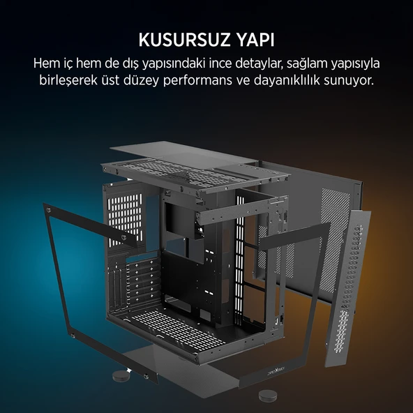 JAMES DONKEY STARK S800 4X ARGB GAMING KASA 650W - Resim 5