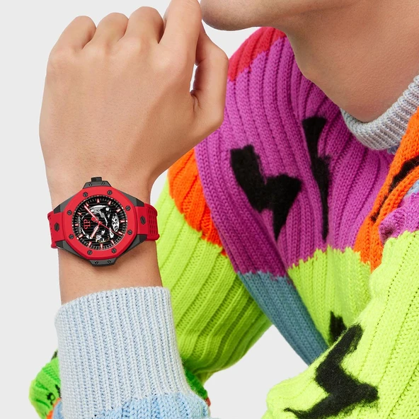 Philipp Plein PWPFA0524 Erkek Kol Saati - Resim 3