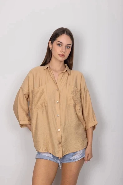 Cepli salaş gömlek t1010