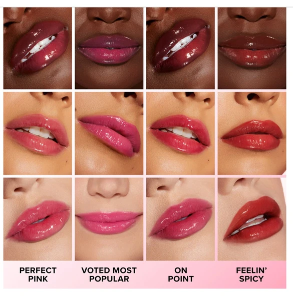 Too Faced Lip Injection Extreme Plumping Clicks - Dolgunlaştırıcı Dudak Parlatıcısı Perfect Pink - Resim 2