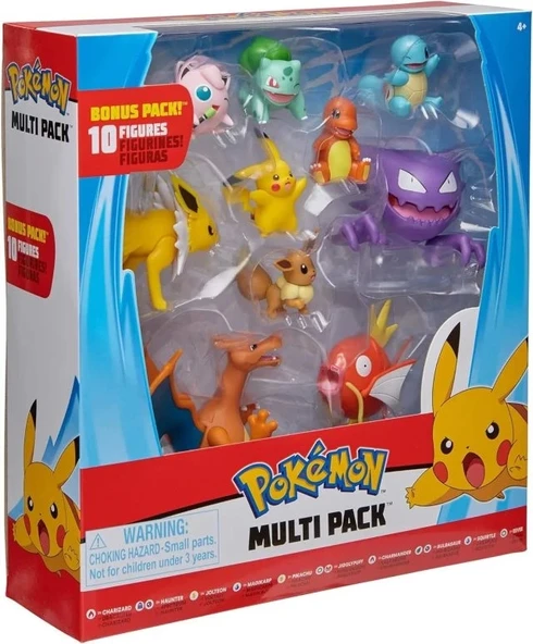 Pokemon Ultimate 10'lu Paket Savaş Figürleri - 5