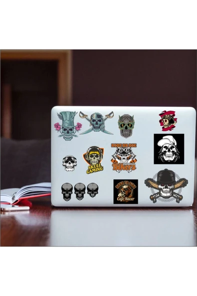 Zombie Sticker Set-1 11 Parça Telefon, Tablet, Defter, Laptop Sticker - Resim 2