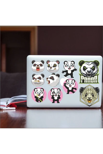 Sevimi Hayvanlar Sticker Set -1 14 Parça Telefon, Tablet, Defter, Laptop Sticker - Resim 2