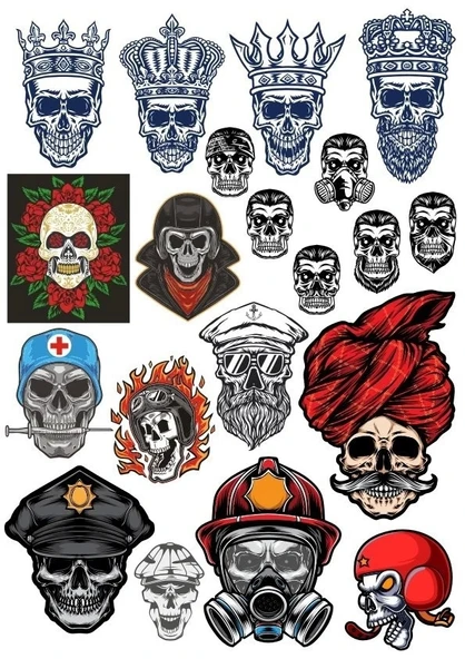 Kuru Kafa Kral Sticker-1 21 Parça Telefon, Tablet, Defter, Laptop Sticker ürün görseli 1