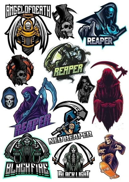 Cellat Sticker Set-3 13 Parça Telefon, Tablet, Defter, Laptop Sticker ürün görseli 1