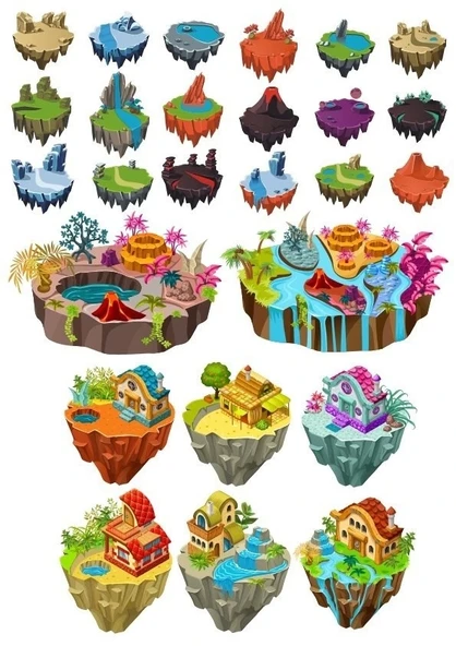 Adalar Sticker Set 19 Parça Telefon, Tablet, Defter, Laptop Sticker ürün görseli 1