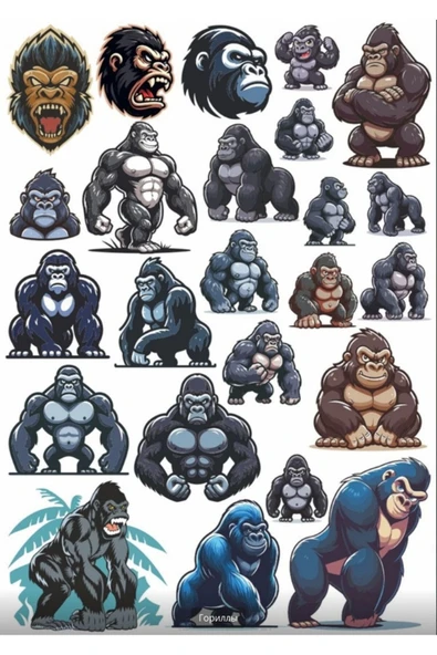 Goril Sticker Set 2