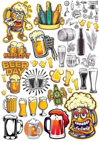 Sticker Set 3 20 Parça Telefon, Tablet, Defter, Laptop Sticker ürün görseli 1