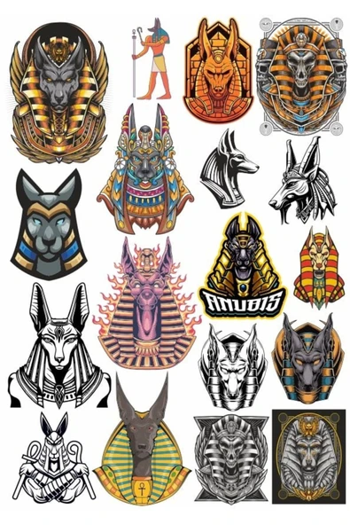 Mısır Temalı Sticker Set 1