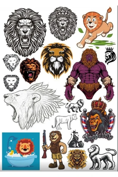 Aslan Sticker Set 4