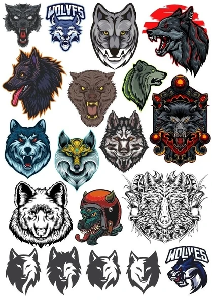 Kurt Sticker Set 11 20 Parça Telefon, Tablet, Defter, Laptop Sticker ürün görseli 1