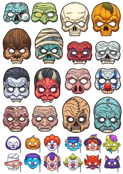 Farklı Yüzler Sticker Set 26 Parça Telefon, Tablet, Defter, Laptop Sticker ürün görseli 1