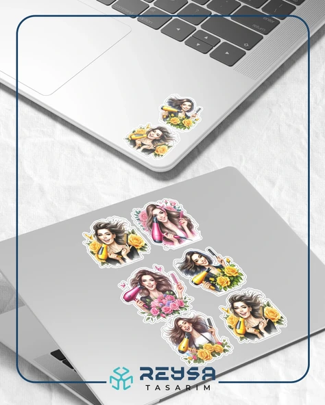 Kuaför Sticker Set - 3