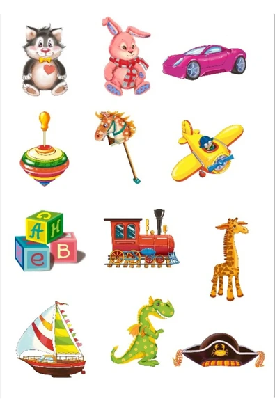 Bebek Oyuncakları Sticker Set 2