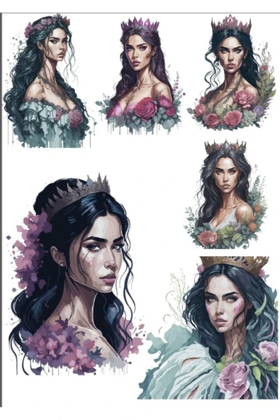 Prenses Kız Sticker ürün görseli 1