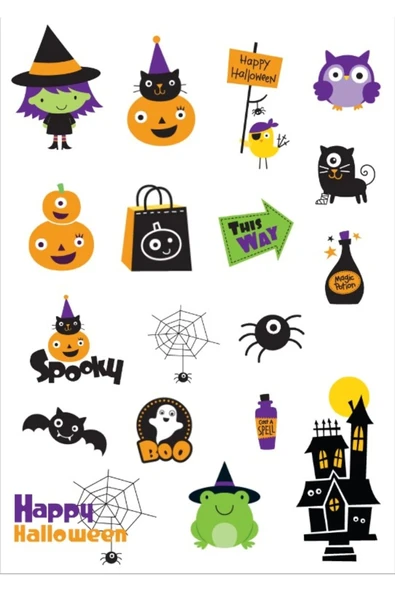 Cadılar Bayramı Sticker Set