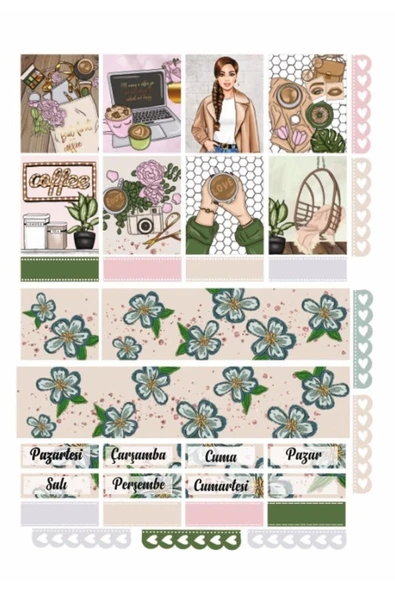 Planlayıcı Sticker Set 1