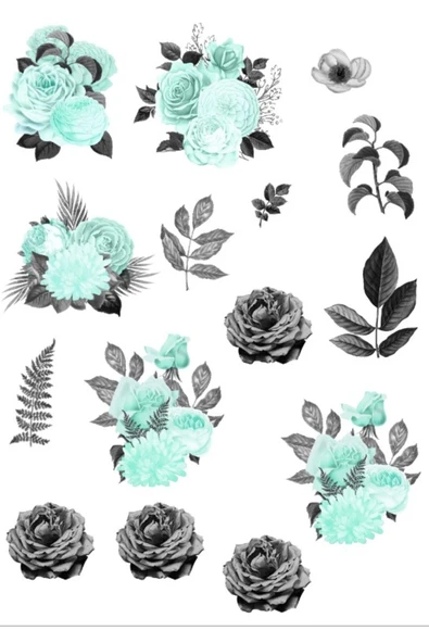 Mavi Güller Sticker Set 2 ürün görseli 1