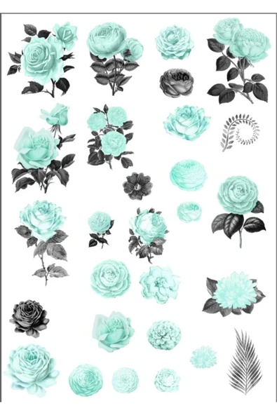 Mavi Güller Sticker Set 1