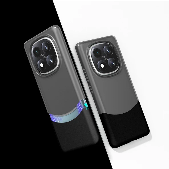 Zipax  Xiaomi Redmi Note 14 Pro Plus Kılıf Şık Tasarım Mıknatıslı Magesafe Özellikli Zr-Duble