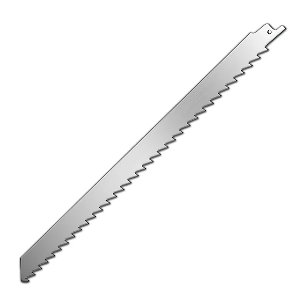 Tilki Kuyruğu Kemik Kesme Testeresi Kurban Et Paslanmaz Çelik Bıçak Buz Kesme Bıçağı Ağzı Ucu 30 cm - 2