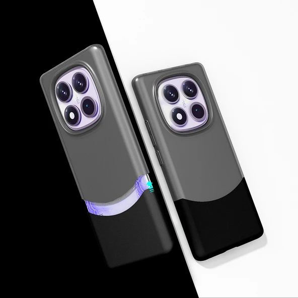 Zipax  iaomi Redmi Note 14 Pro 4G Kılıf Şık Tasarım Mıknatıslı Magesafe Özellikli Zr-Duble