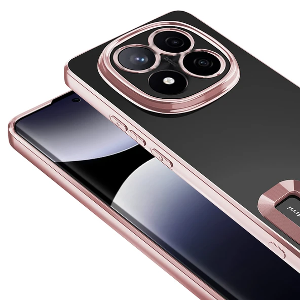 Zipax  Xiaomi Poco X7 Kılıf Silikon Kenarları Lazer Renkli Zr-Omega