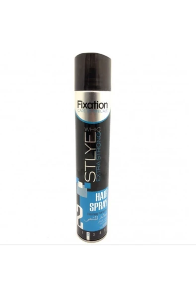 FİXATİON SAÇ SPREYİ 750ML- EXTRA STRONG SİYAH