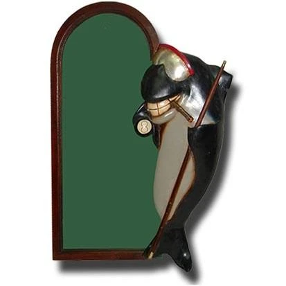 Köpekbalıklı Bilardo Oyun Salonu Menü Tahtası ürün görseli 1