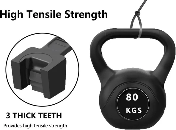 630 mm x 9 mm Uzun Ağır Hizmet Kablo Bağı 10 adet - Resim 5